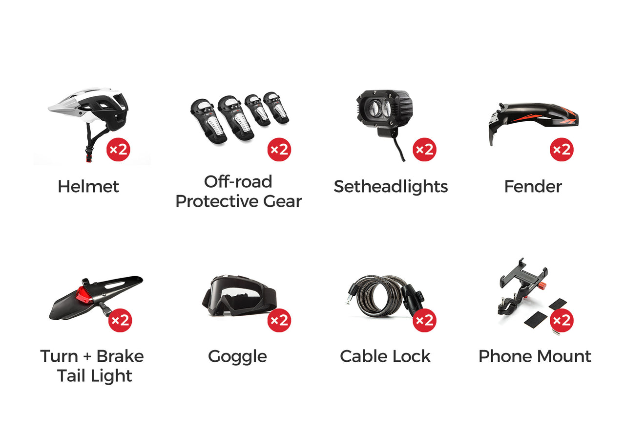 Electric Motorcycle Gift Pack*2