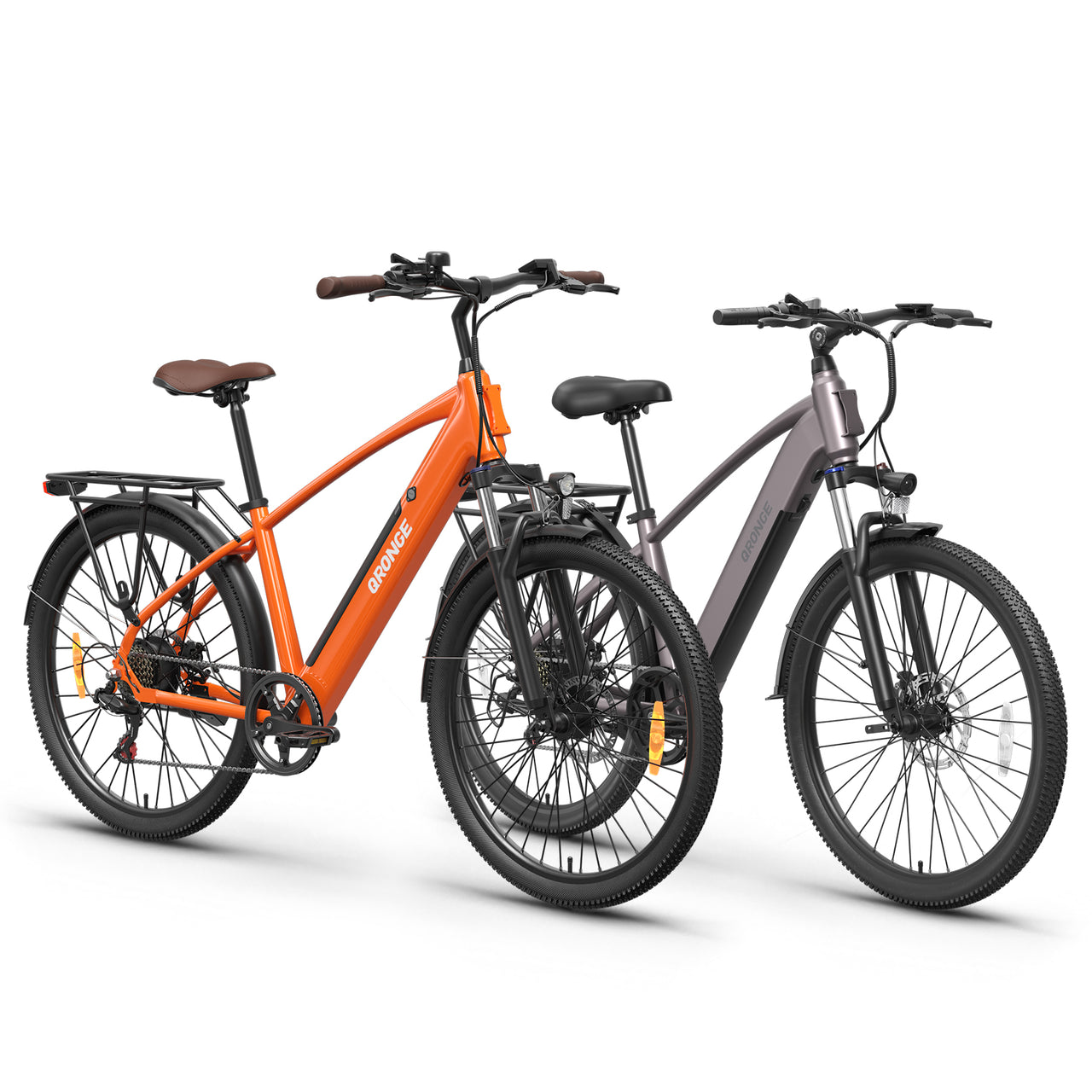 Meteors+Discoverer Ebike - Orange + Gray