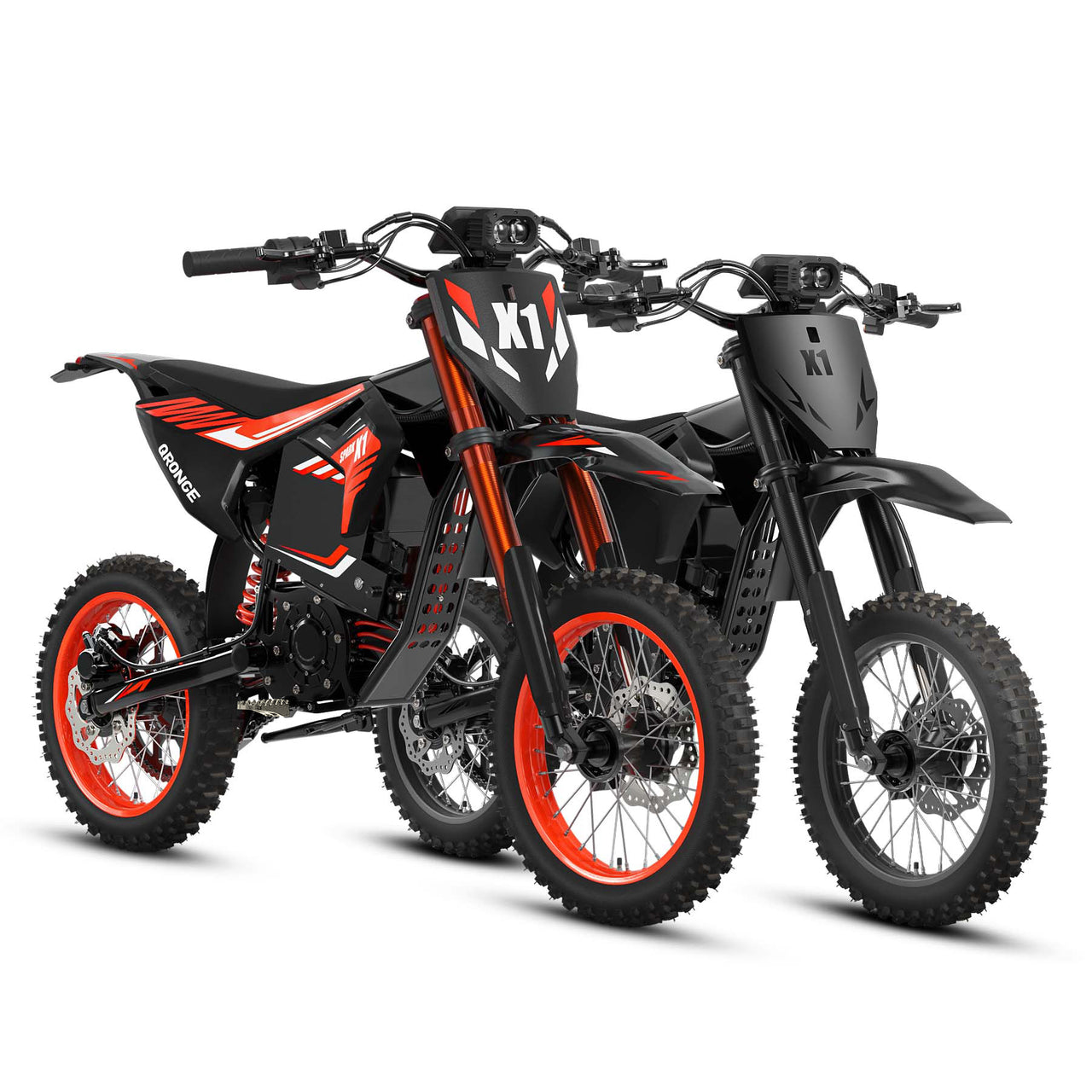 X1 Spark M*2 Electric Mini Bike - Orange+Black