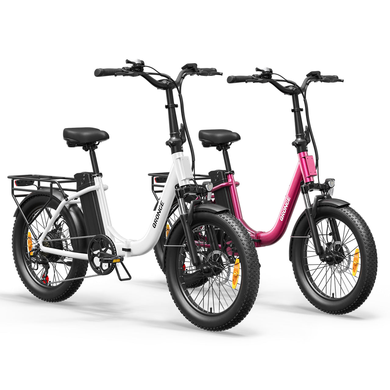 Mirage*2 Ebike - White+Rose Red