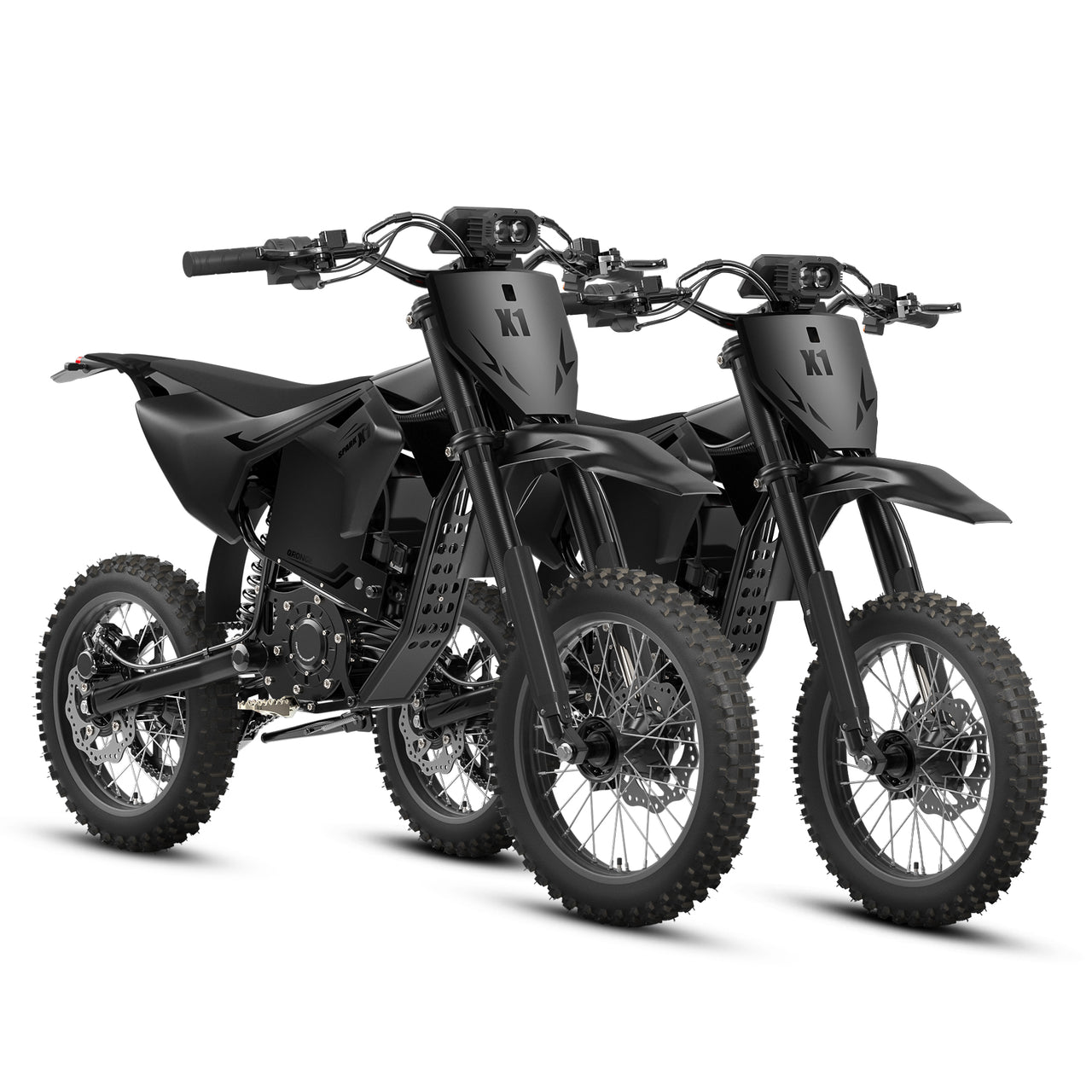 X1 Spark M*2 Electric Mini Bike - Black+Black