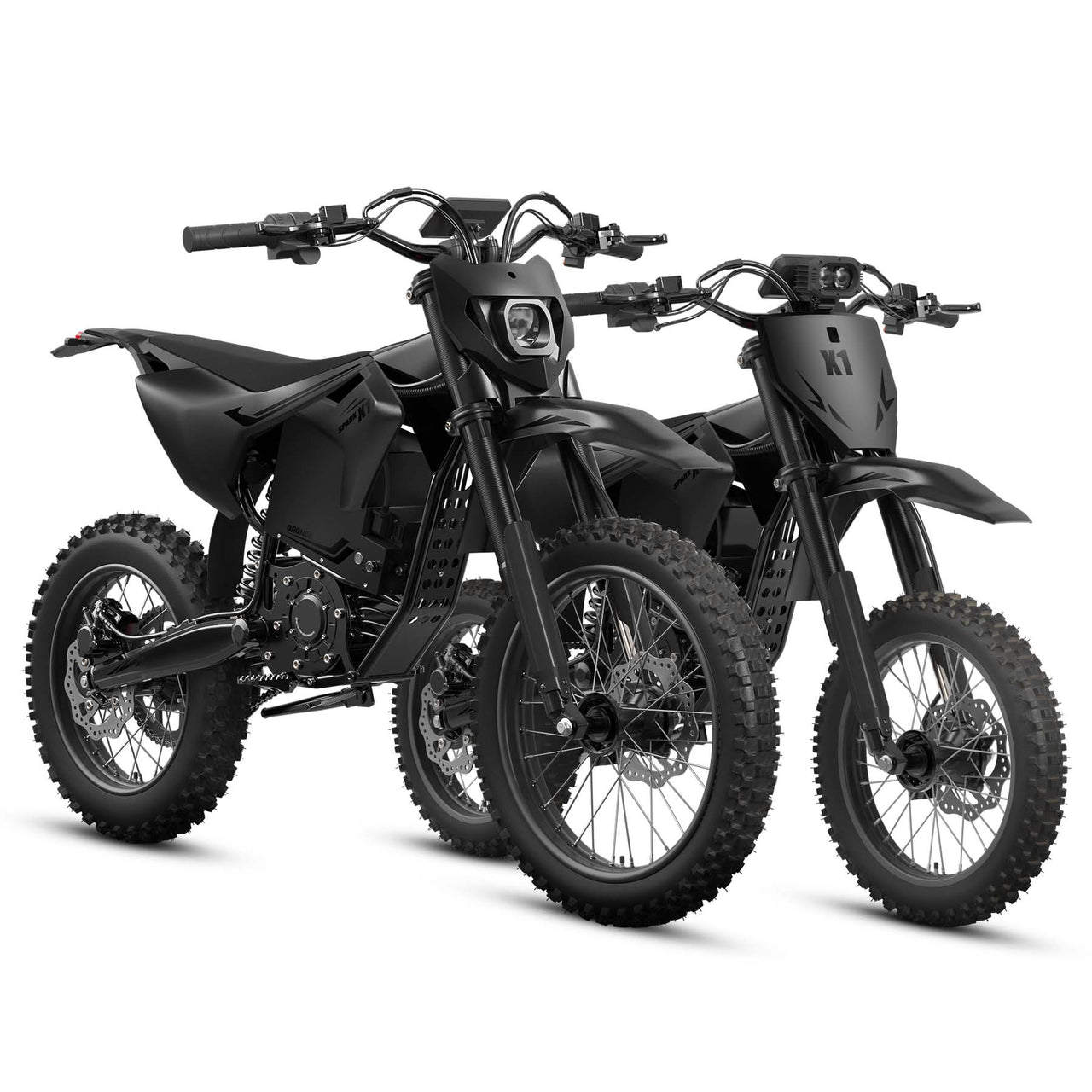 X1 Spark （L/M）Electric Dirt Bike - Black+Black